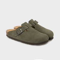 Birkenstock Boston Sabot classici in pelle scamosciata