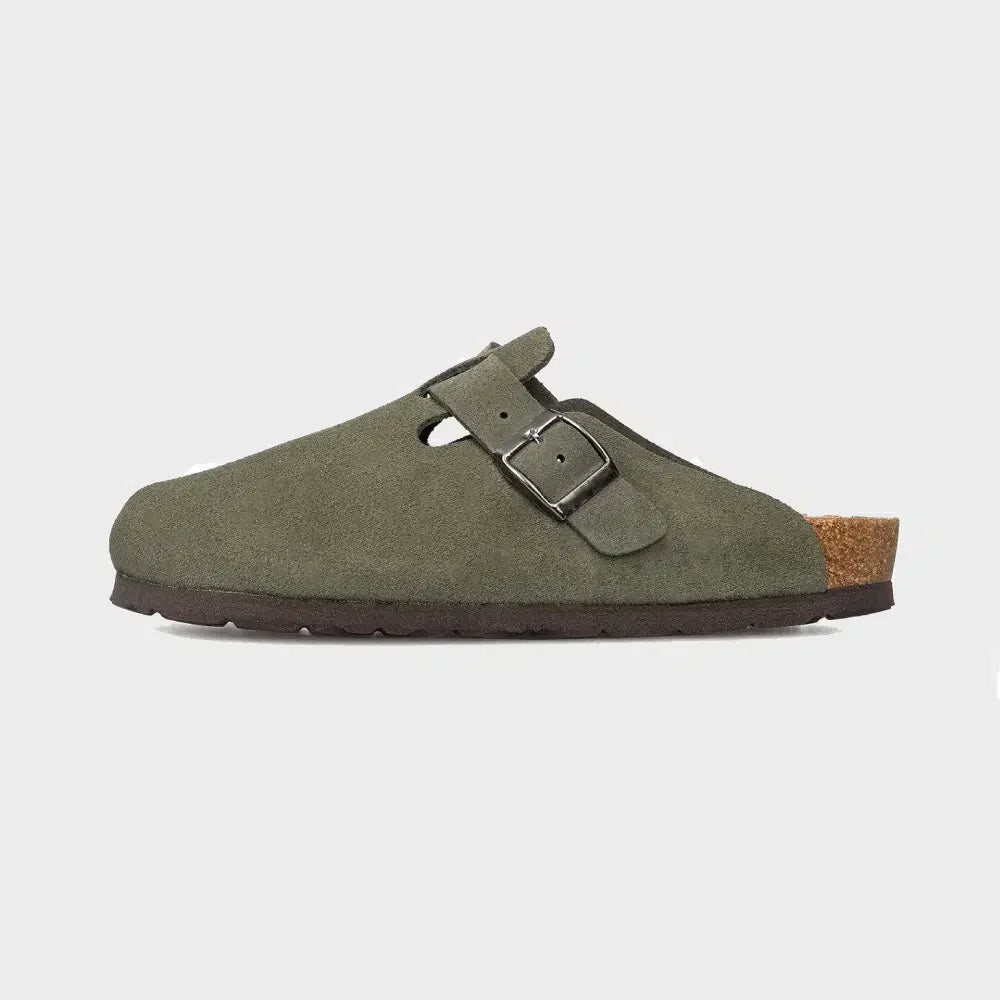 Birkenstock Boston Sabot classici in pelle scamosciata