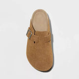 Birkenstock Boston Sabot classici in pelle scamosciata