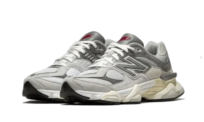 New Balance 9060 Sneakers unisex – Stile retrò con dettagli in camoscio e mesh, suola spessa, colorazione Rain Cloud