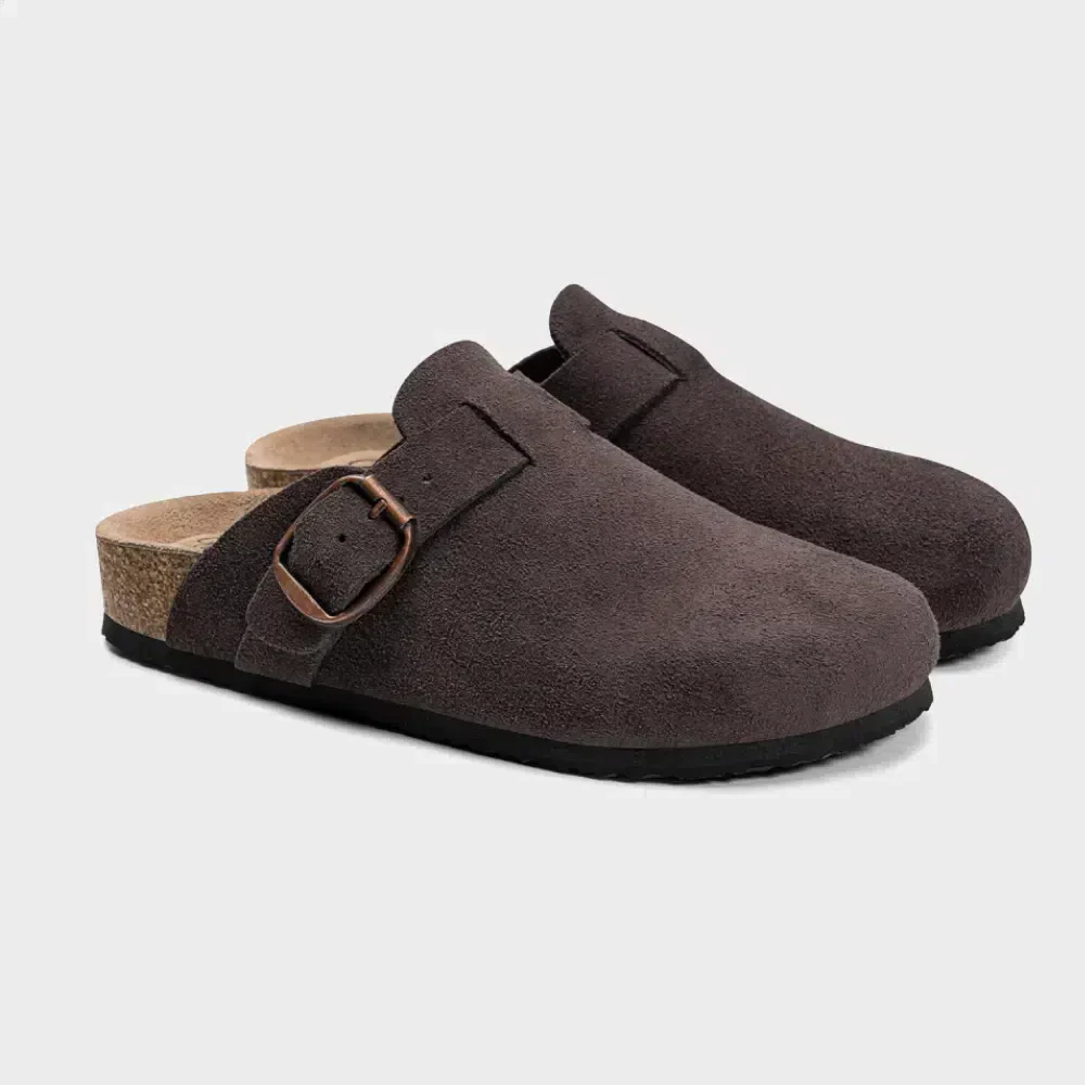 Birkenstock Boston Sabot classici in pelle scamosciata