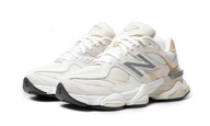 New Balance 9060 sneakers unisex – stile retrò con dettagli in pelle scamosciata e mesh, suola spessa e colorazione Turtledove