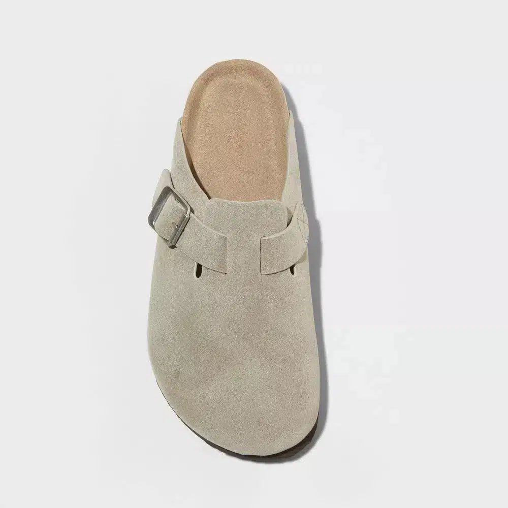 Birkenstock Boston Sabot classici in pelle scamosciata
